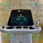 Lumenis NuEra Tight 2023 body contouring platform with touchscreen interface and RF treatment technology