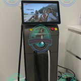 Alma Soprano Titanium laser hair removal system with touchscreen display and advanced cooling technology.