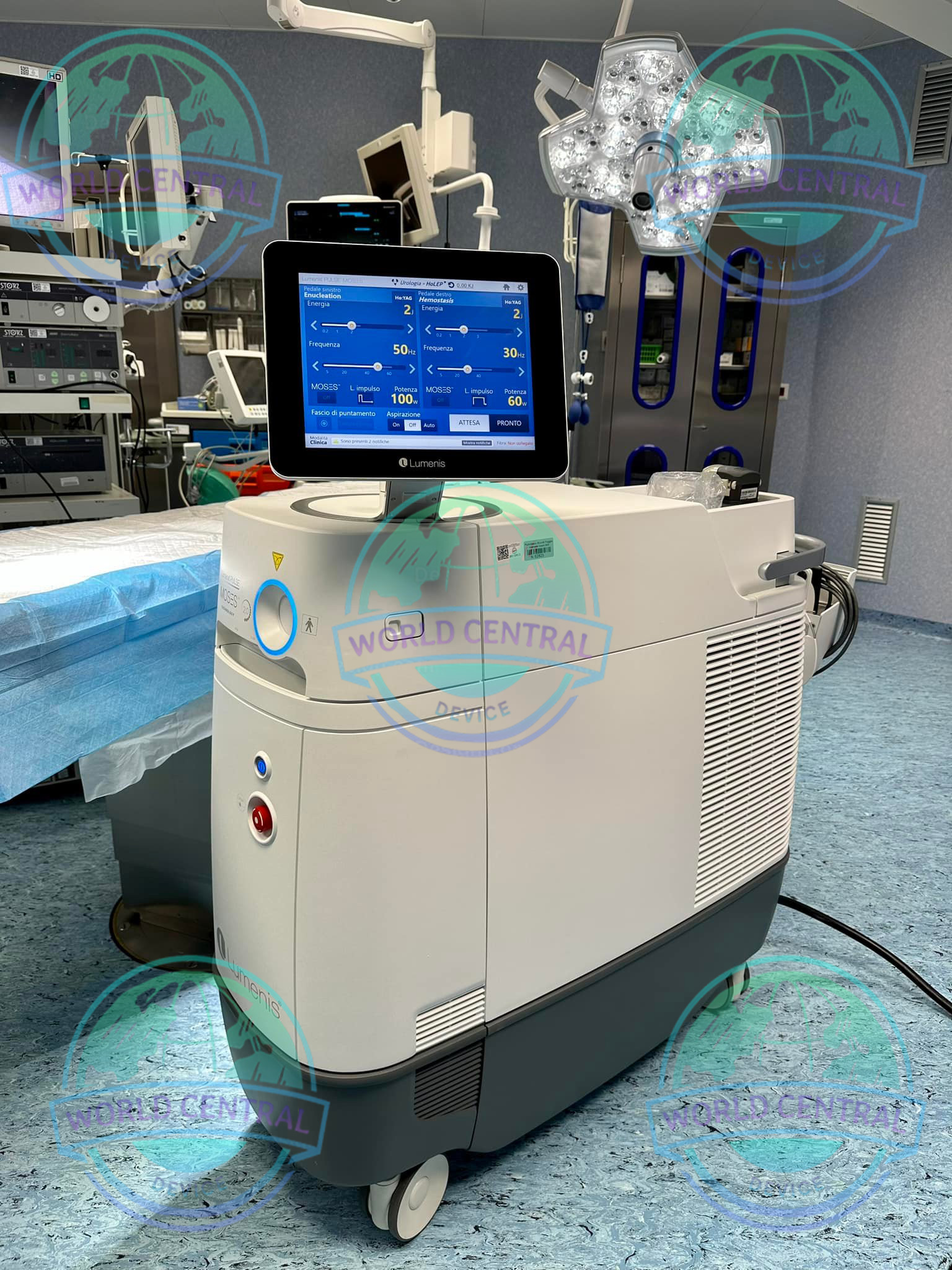 Lumenis MOSES 2.0 Holmium Laser System Lumenis MOSES 2.0 holmium laser system for urology and kidney stone treatment