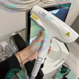 Facial skin rejuvenation treatment performed with Alma Harmony XL Pro ClearLift technology.