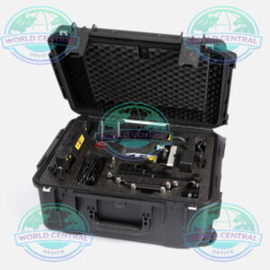 Easy-Laser XT950 geometric alignment system in industrial facility