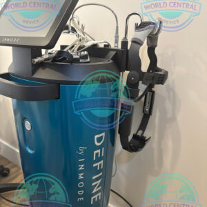 InMode Define hands-free facial applicators during treatment
