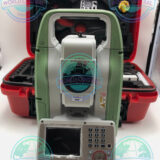Leica TS07 Plus total station used on construction site for layout and measurement