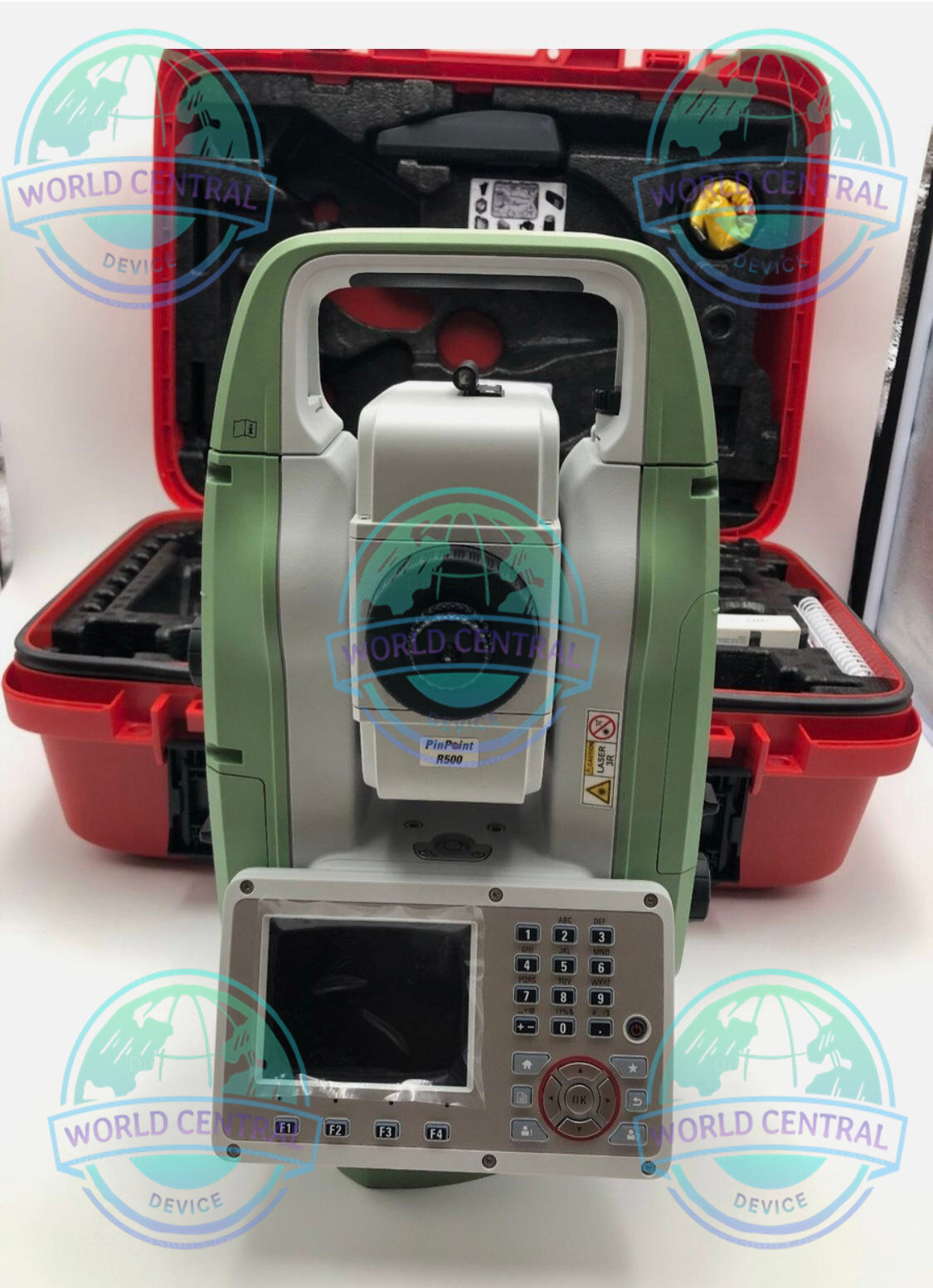 Construction Surveying with Leica TS07 Plus Leica TS07 Plus total station used on construction site for layout and measurement