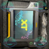 Easy-Laser XT440 shaft alignment kit with touchscreen display and wireless measuring units