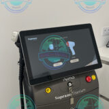 Alma Soprano Titanium applicator handpiece with Trio Cluster laser technology.
