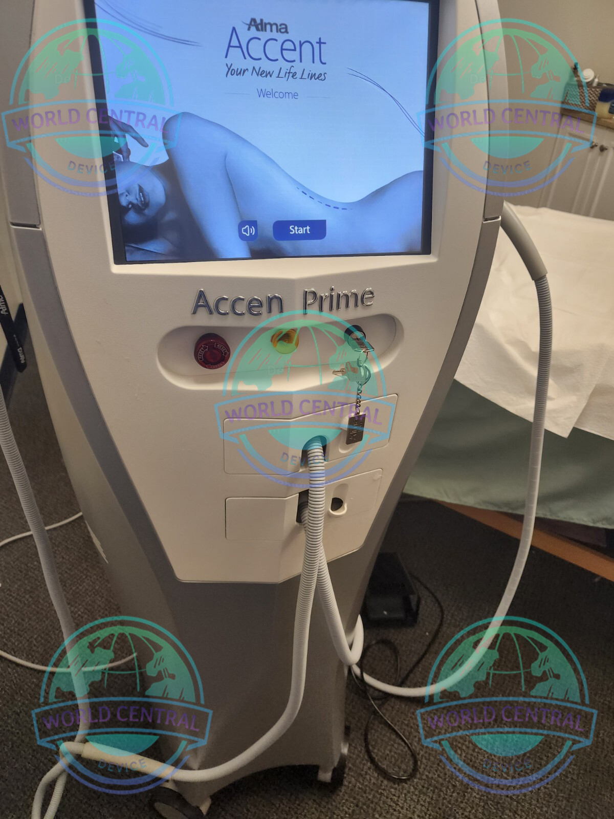 Body Contouring Technology Alma Accent Prime body contouring treatment session