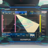 OmniScan X3 64 TFM ultrasonic imaging display