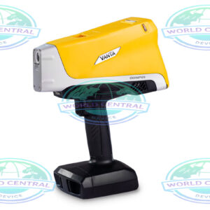 Olympus Vanta Max handheld XRF analyzer used for mining exploration and ore analysis