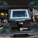 Pruftechnik Optalign Touch laser shaft alignment tool with touchscreen display and sensor system