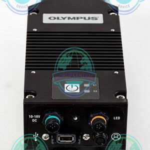 Olympus Vanta iX In-Line Analyzer automated XRF elemental analysis system on industrial production line