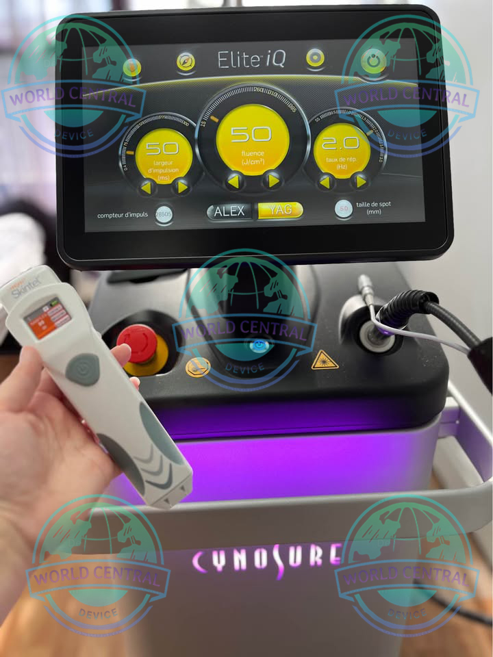 Cynosure Elite iQ Laser Platform Cynosure Elite iQ dual wavelength laser system for hair removal and skin treatments