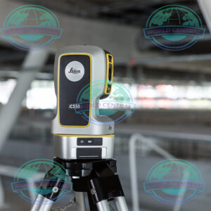 Leica iCON iCS50 Construction Sensor robotic layout system on construction site