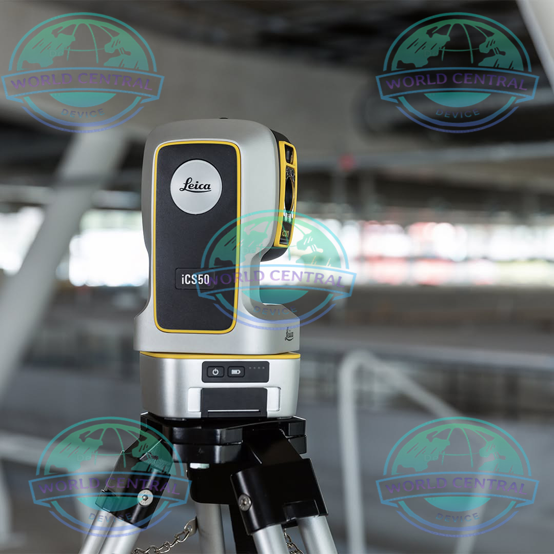 Leica iCON iCS50 Construction Sensor Leica iCON iCS50 Construction Sensor robotic layout system on construction site