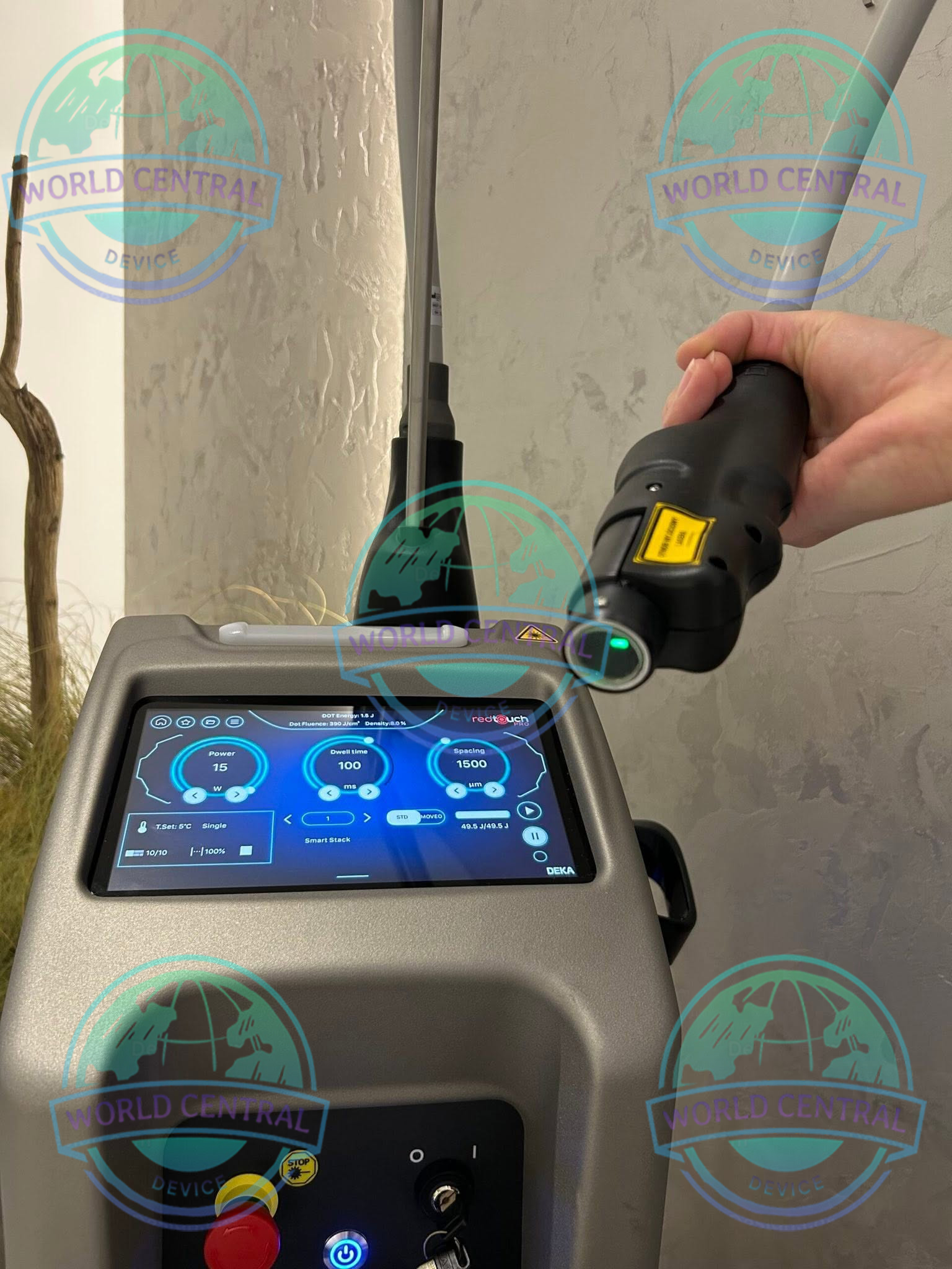 RedTouch Pro Facial Rejuvenation DEKA RedTouch Pro facial rejuvenation treatment procedure