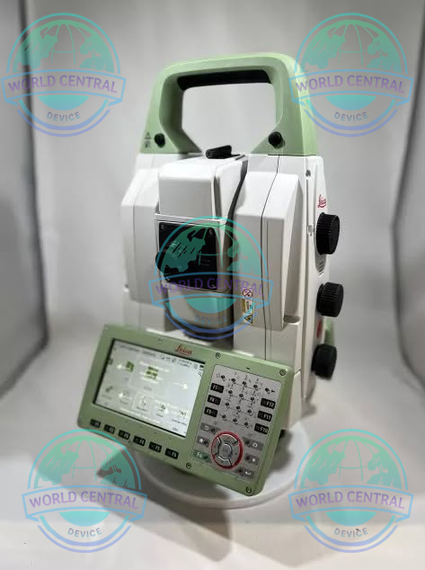 Leica MS60 3D MultiStation Survey Equipment Leica MS60 3D MultiStation robotic surveying instrument on construction site