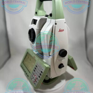 Leica MS60 performing 3D laser scanning of industrial facility