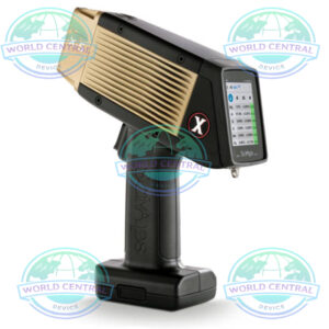 SciAps X-5 XRF analyzer performing alloy identification