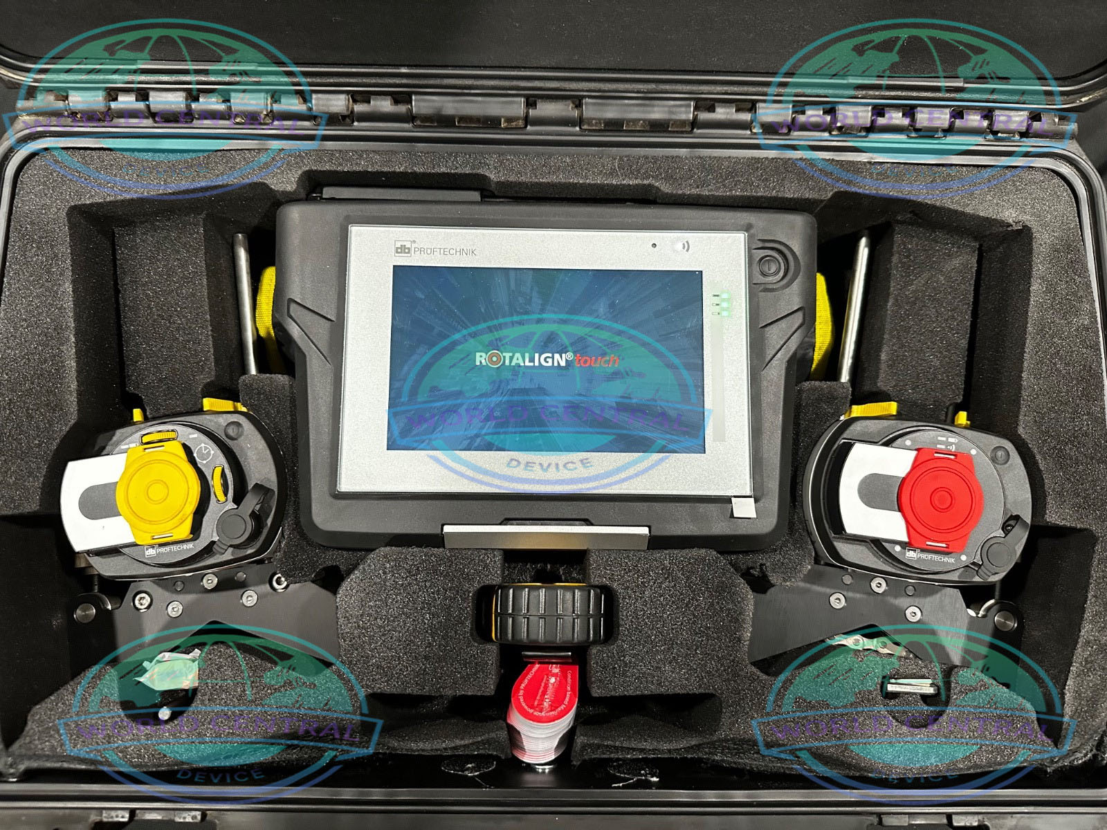 RotAlign Touch Pump Alignment RotAlign Touch aligning industrial motor and pump system