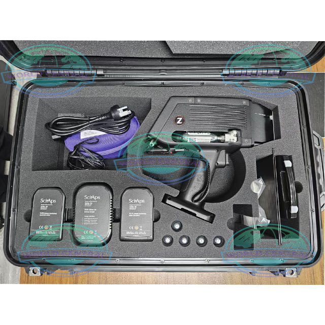 Positive Material Identification with SciAps Z-901 Technician performing PMI inspection using SciAps Z-901 LIBS analyzer