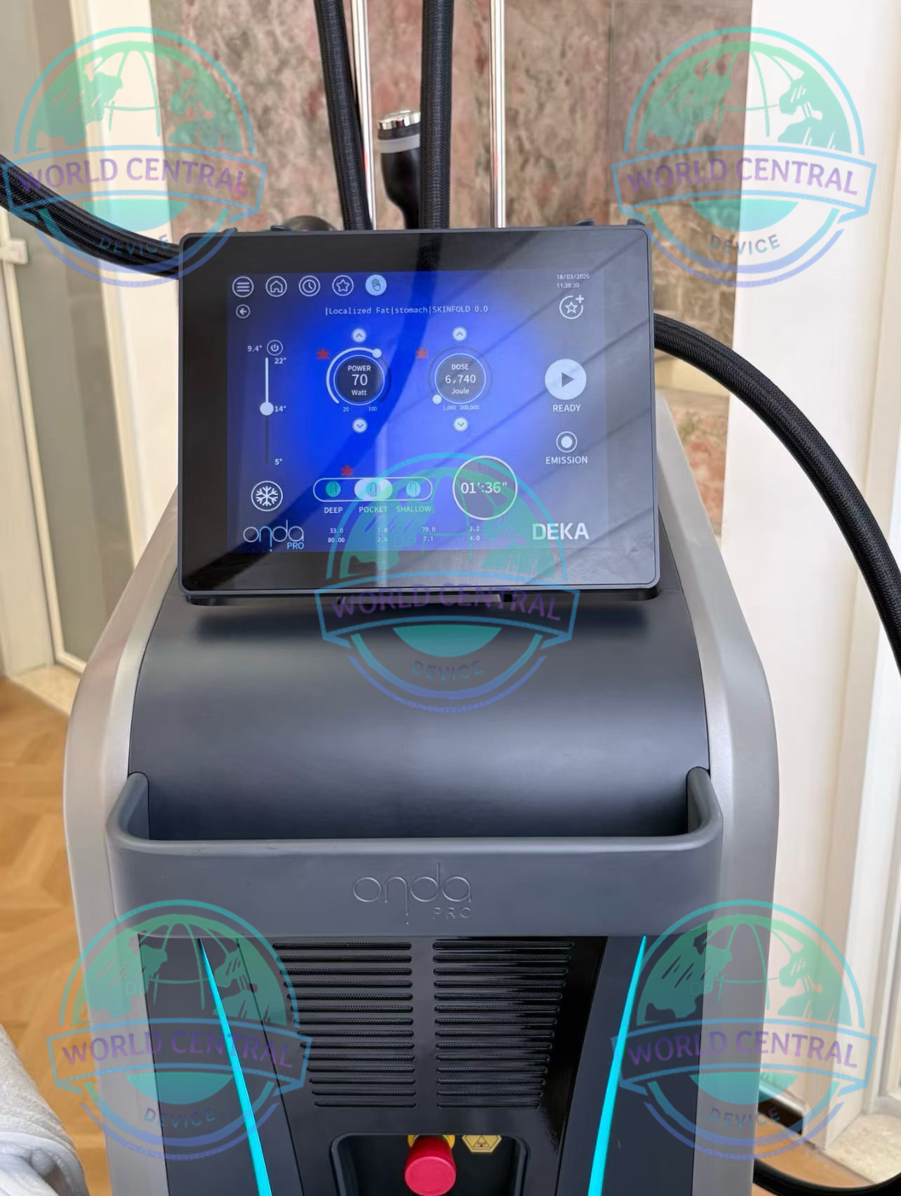 ONDA Pro Abdominal Fat Reduction Treatment ONDA Pro abdomen body contouring treatment procedure