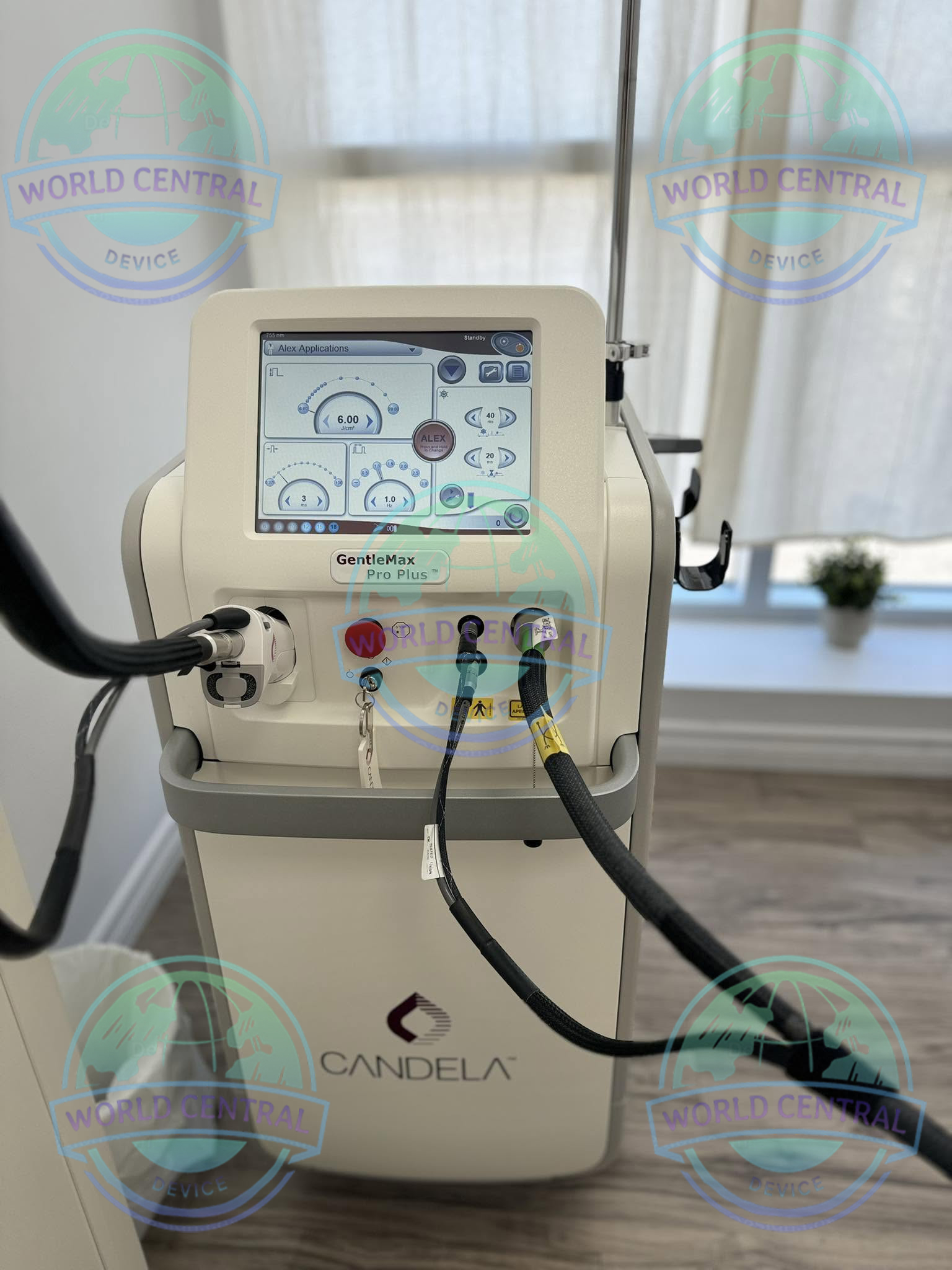 Candela GentleMax Pro Plus Laser Platform Candela GentleMax Pro Plus dual wavelength laser system for aesthetic treatments