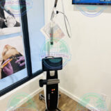 RF microneedling treatment for acne scar reduction and skin texture improvement using Genius RF