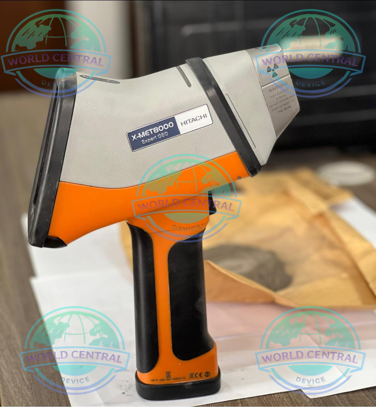 Field-Based Mining Exploration with XRF Technology Geologist Using Hitachi X-MET8000 Expert Geo at Mining Site