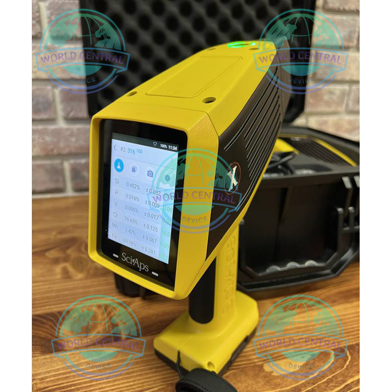 SciAps X-50 for Mining Exploration SciAps X-50 portable XRF analyzer used for mining exploration and geochemical analysis