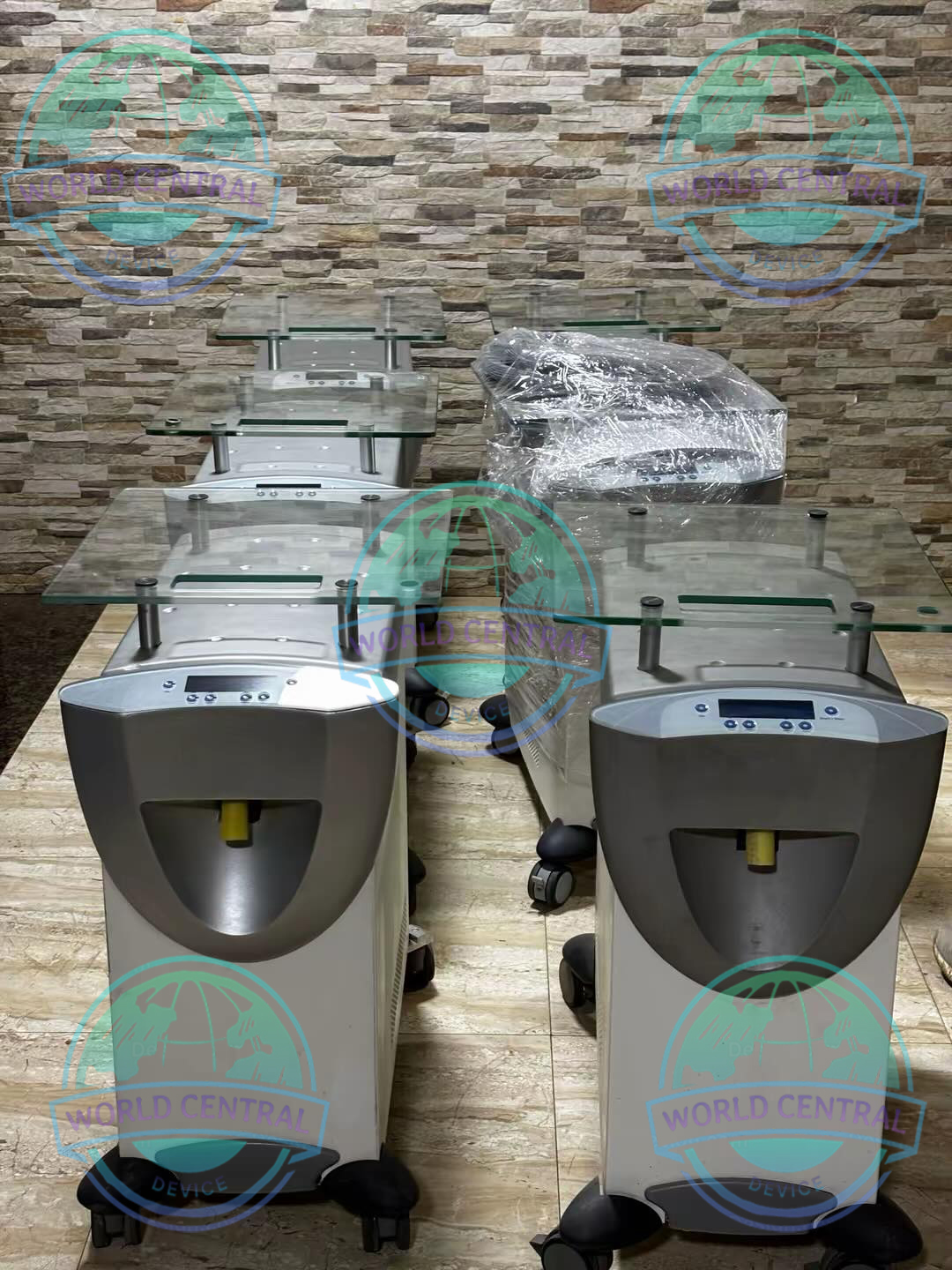 Cryo 6 for Dermatology Treatments Zimmer Cryo 6 delivering cold air cooling during skin resurfacing treatment.