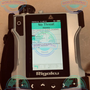 Rigaku Progeny ResQ CQL performing Raman analysis through plastic packaging