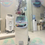 Bison Lucid Q-PTP laser performing professional tattoo removal treatment.