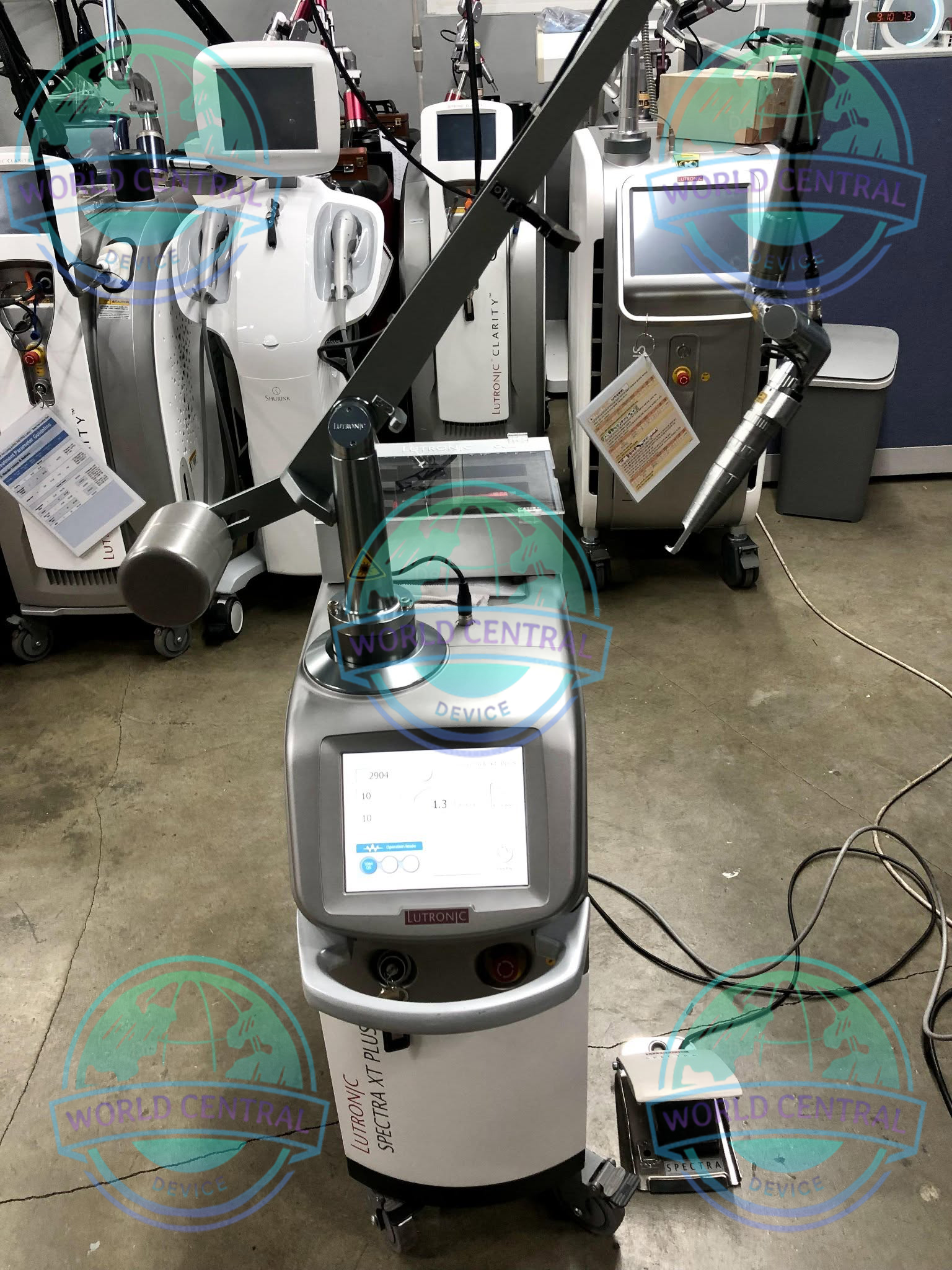 Spectra XT Skin Rejuvenation Treatment Lutronic Spectra XT performing professional facial laser treatment.
