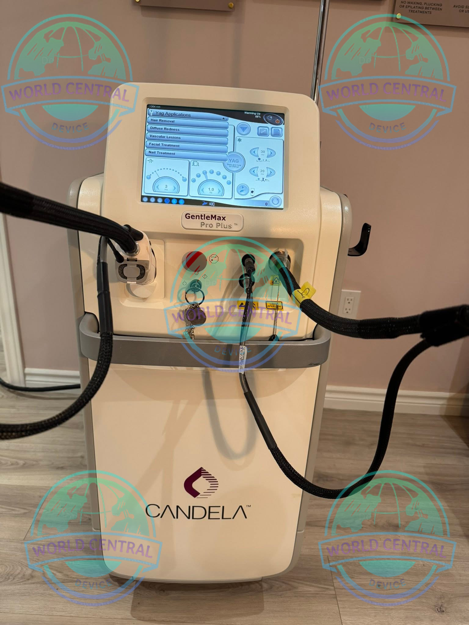 GentleMax Pro Plus Vascular and Pigmented Lesion Laser Candela GentleMax Pro Plus vascular and pigmentation treatment laser