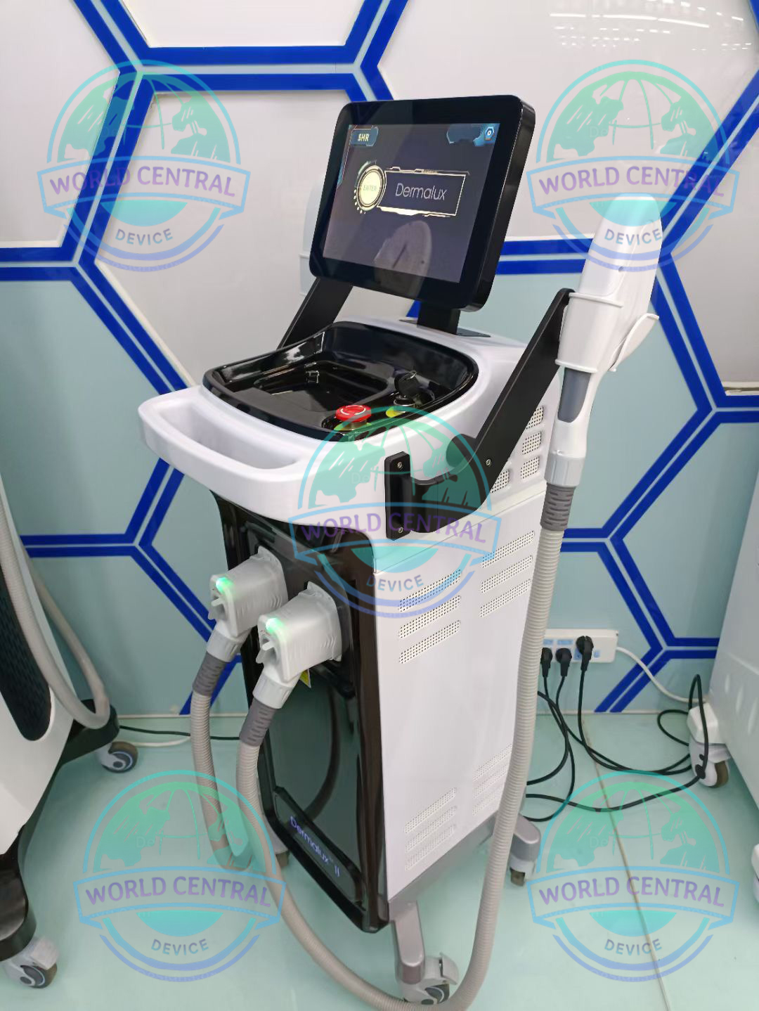 Dermalux III Intelligent Control Interface Dermalux III touchscreen aesthetic workstation