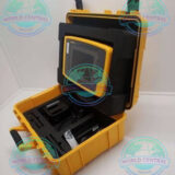 Fluke ii910 touchscreen displaying acoustic image overlay