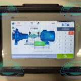 RotAlign Touch touchscreen interface displaying alignment results