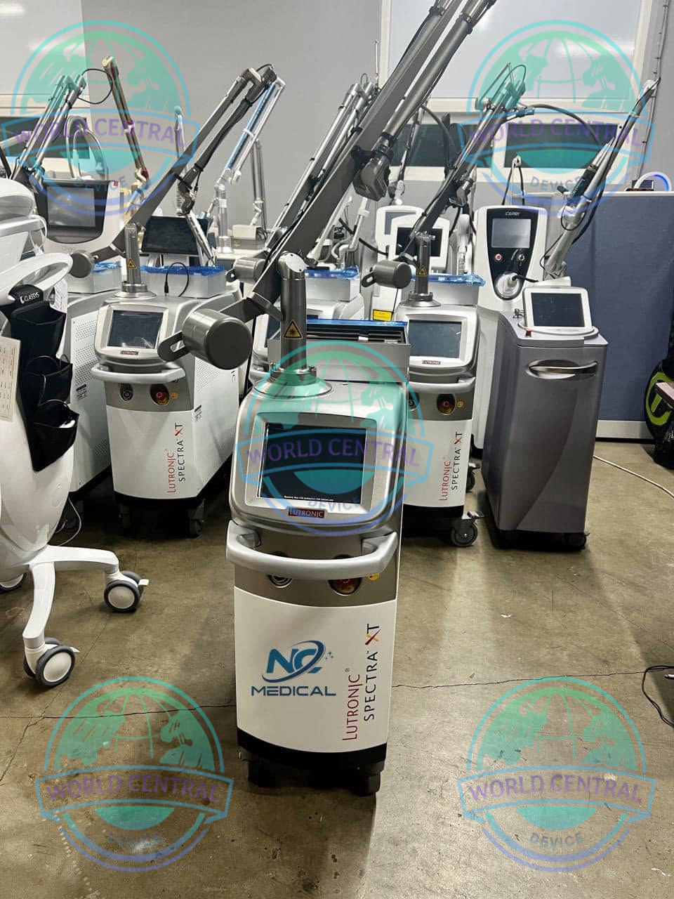 Spectra XT Professional Clinic Setup Lutronic Spectra XT aesthetic laser installed in a dermatology clinic.