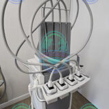 Venus Bliss body contouring treatment on abdominal area using hands-free applicators