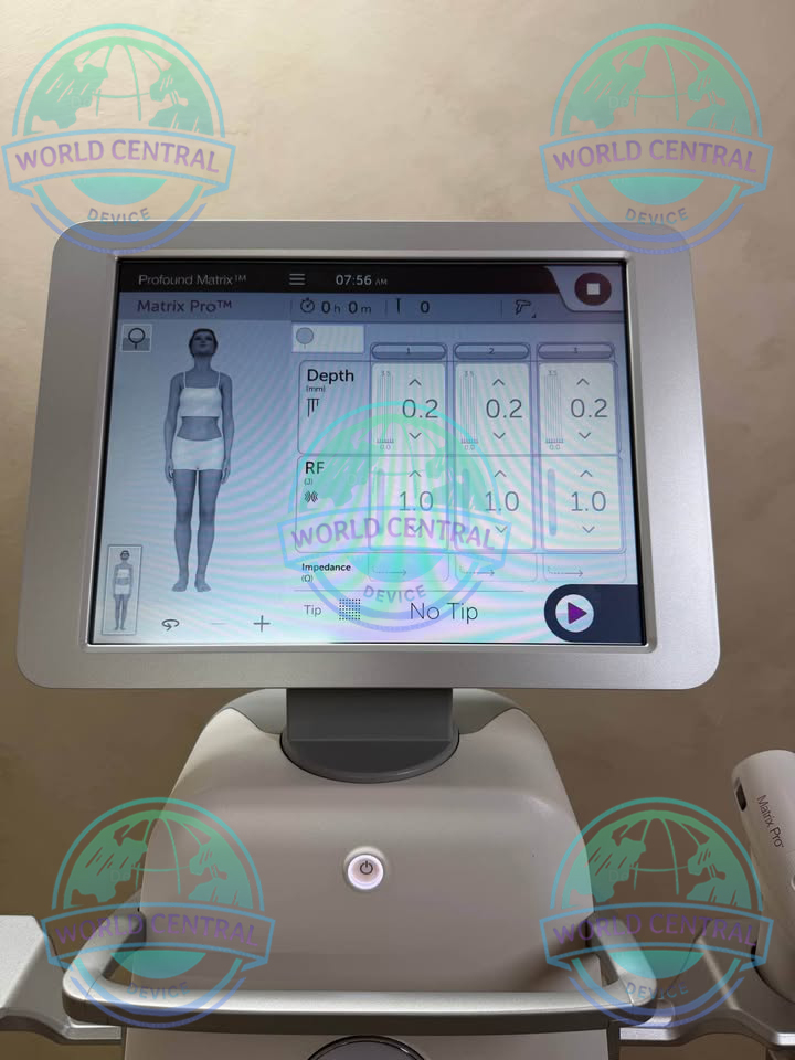 Matrix Pro Facial Rejuvenation Treatment Candela Matrix Pro facial skin resurfacing treatment using fractional RF technology