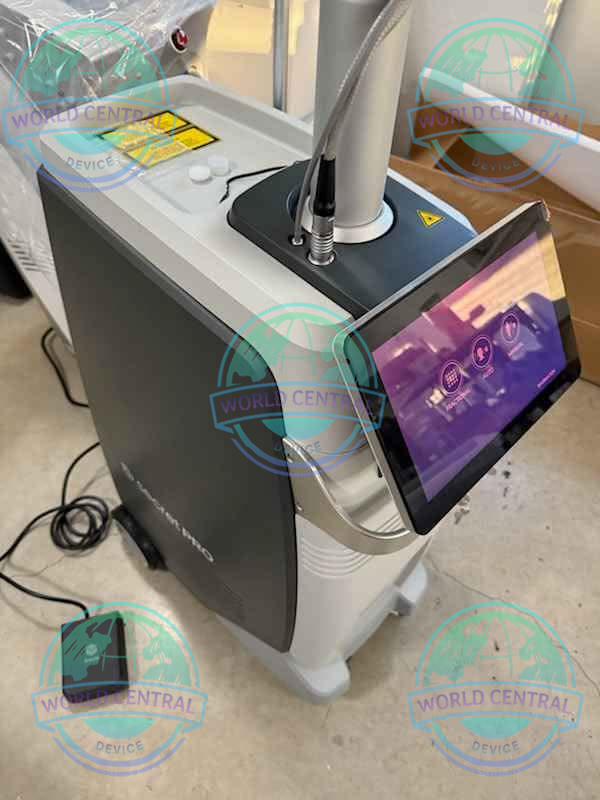 Secret Pro RF Microneedling Technology Cutera Secret Pro RF microneedling handpiece delivering radiofrequency energy into the skin