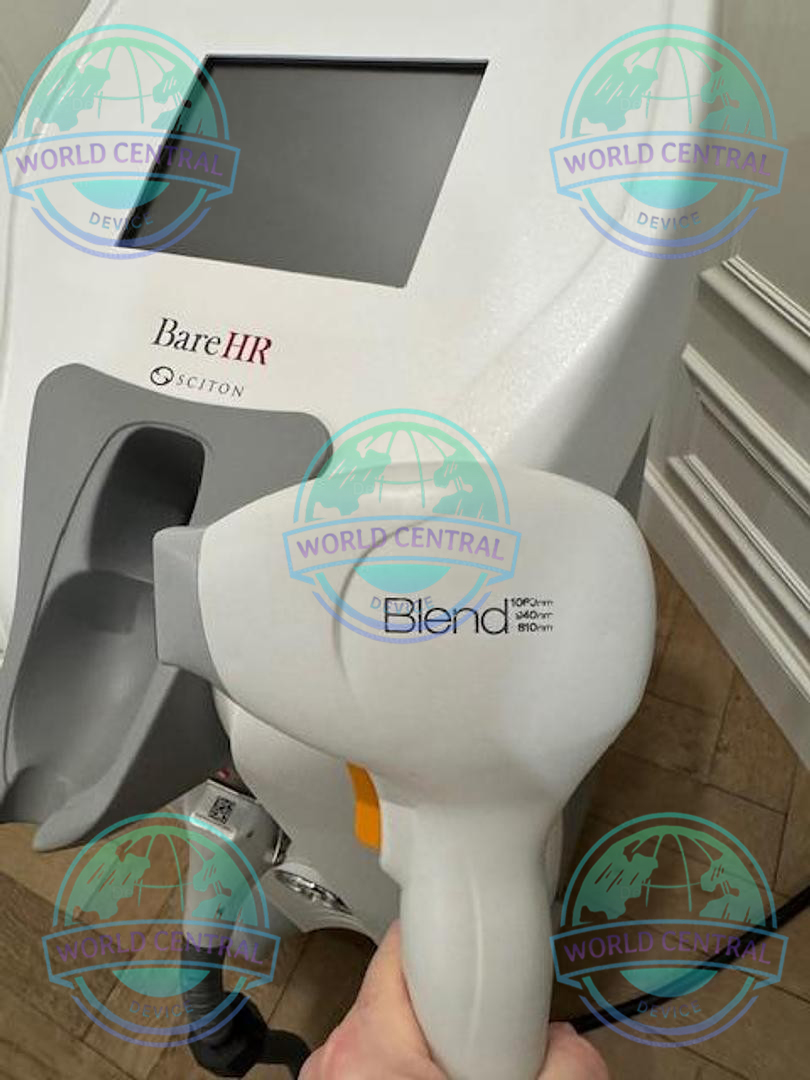 Fast Large-Area Hair Reduction Sciton BARE HR performing laser hair removal on large body treatment areas