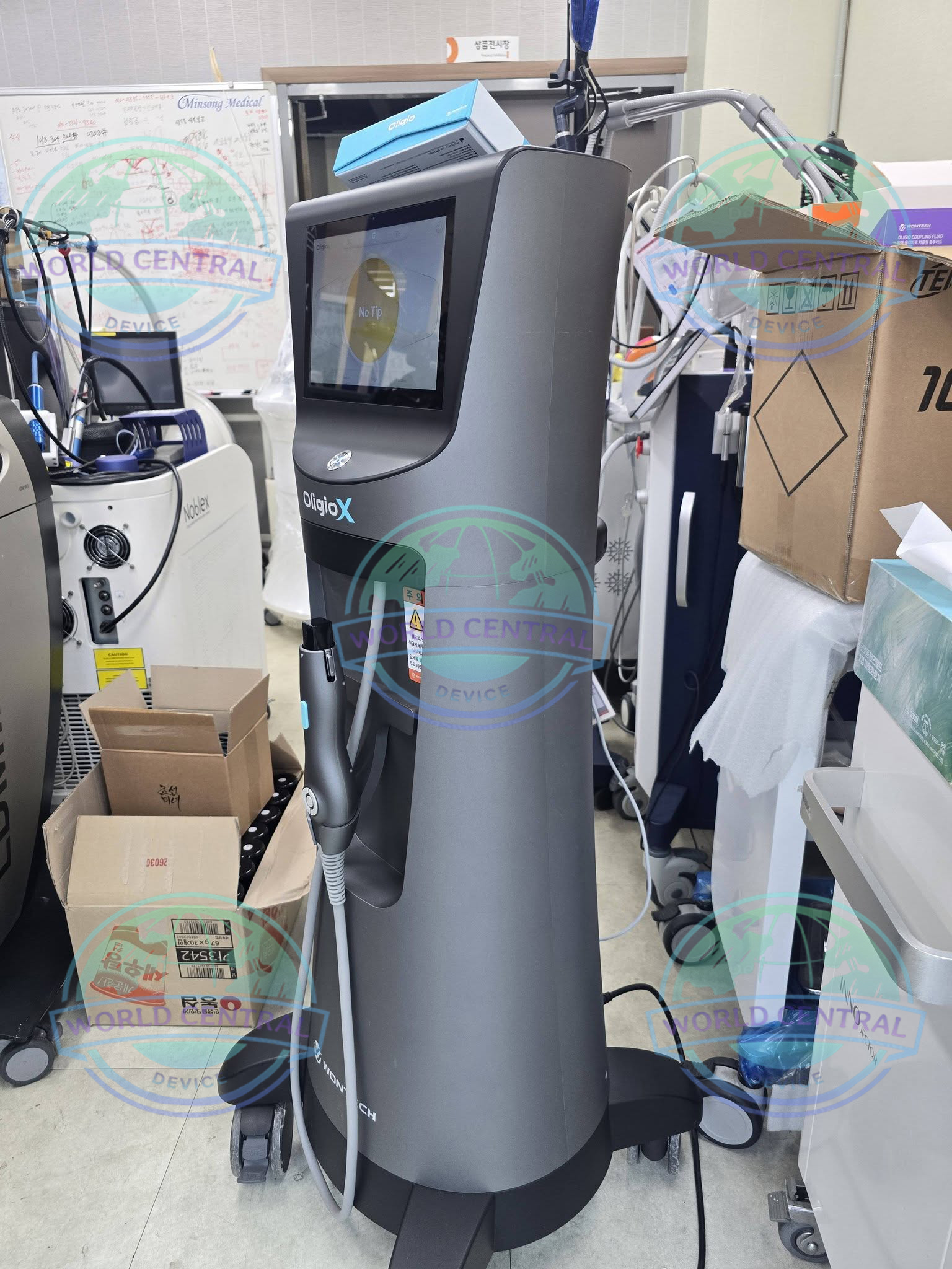 Neck Tightening Technology Neck rejuvenation treatment using Oligio X RF system