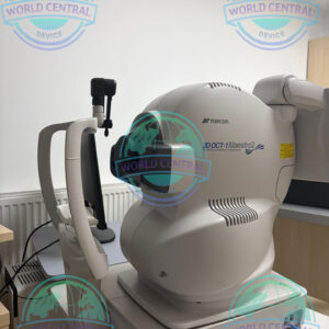 Topcon 3D OCT-1 Maestro 2 Spectral Domain OCT retinal imaging system with robotic alignment.