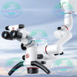iSee 9000 Dental Microscope front view with LED illumination
