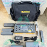 The Fluke ProSim 8 Patient Simulator with SpO₂ Module is an advanced multi-parameter biomedical testing device designed for preventive maintenance, calibration verification, and functional testing of patient monitors, combining ECG, respiration, blood pressure, temperature, and oxygen saturation simulation in one portable system.