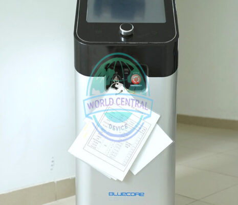 IRIS BlueCore Laser System front view with touchscreen interface