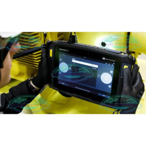 PRUFTECHNIK VibXpert 3 vibration measurement on industrial motor