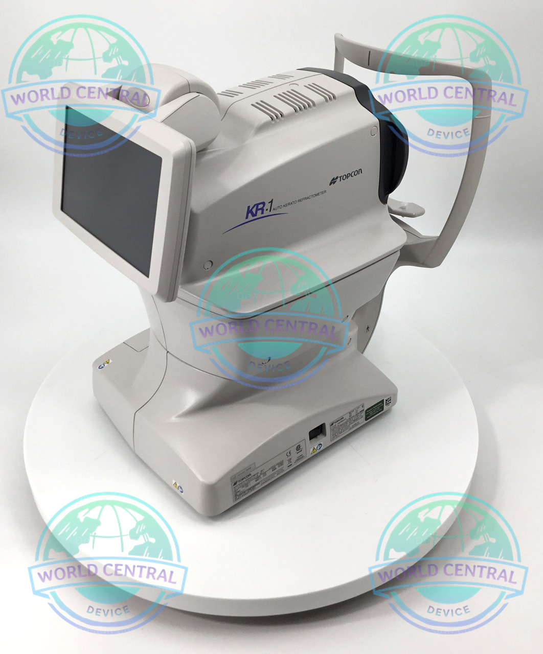 Objective Refraction Measurement Topcon KR-1 objective refraction measurement during eye examination