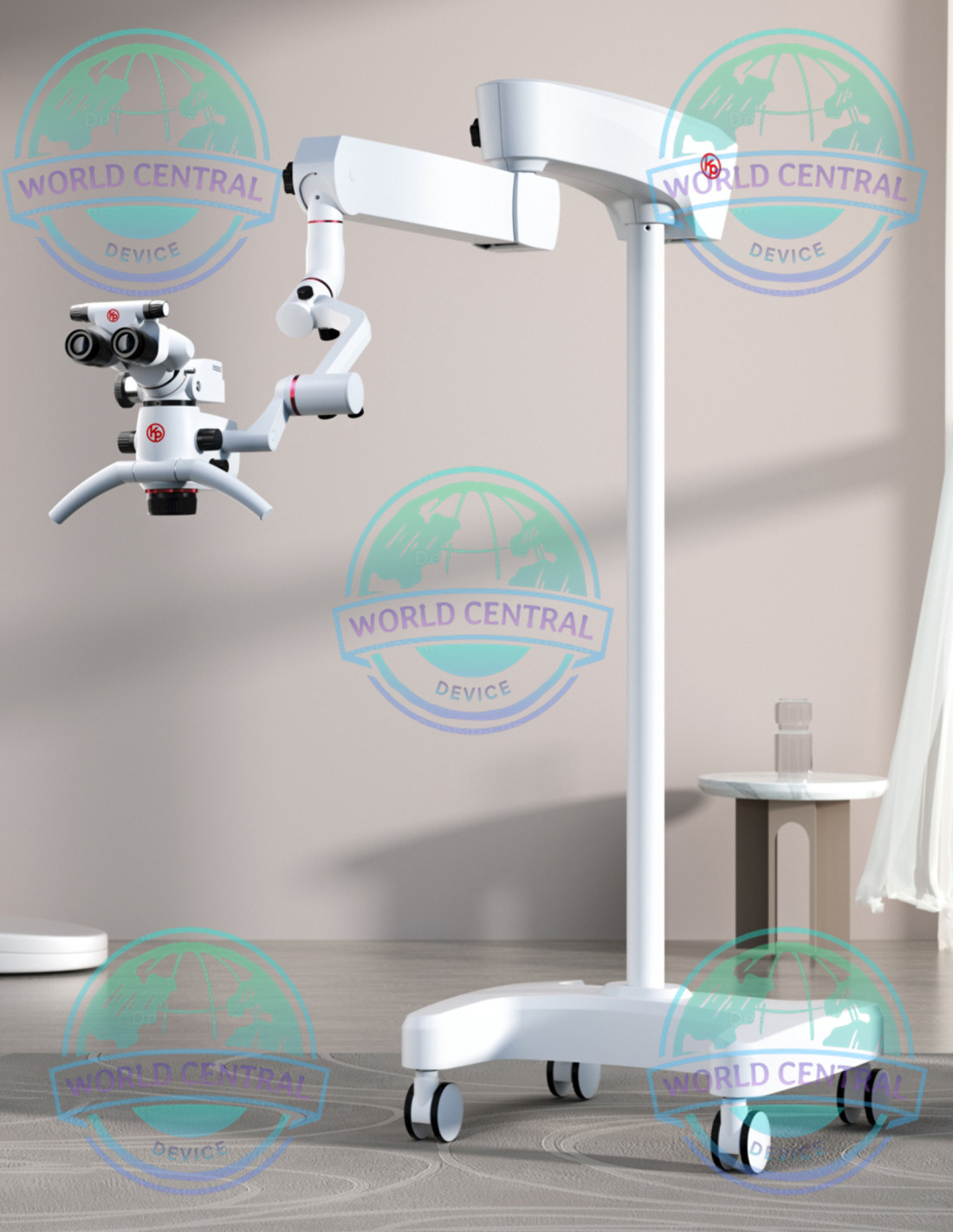 Dental Microscope for Endodontic Treatment Dentist performing root canal treatment using iSee 9000 Dental Microscope